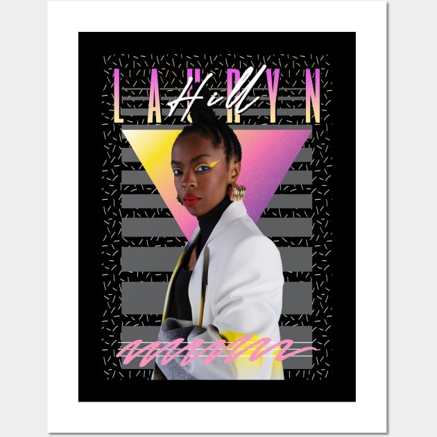 Ms. Lauryn Hill Retro Aesthetic Fan Art Wall Art by Madesu Art